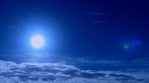 Skyscape Above The Clouds Stock Footage 100589829