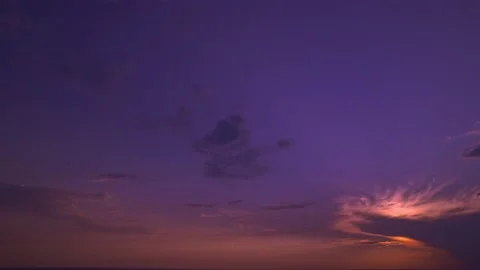 Skyscape colored with the sunrays. Cloudy flight into the sunset. Aerial view as Stock Footage 159082385