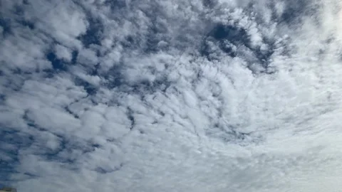 Skyscape time lapse of clouds with dynamic, kinetic patterning Stock Footage 134035115