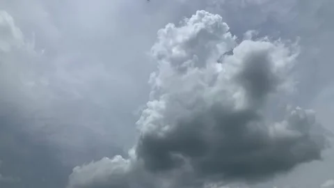 Skyscape time lapse of clouds moving in opposing directions Stock Footage 140771760