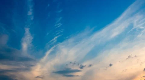 Skyscape time-lapse with dynamic color Video stock 48564492