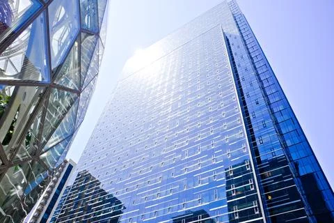 Skyscraper on 7th and Lenora Fotos Stock