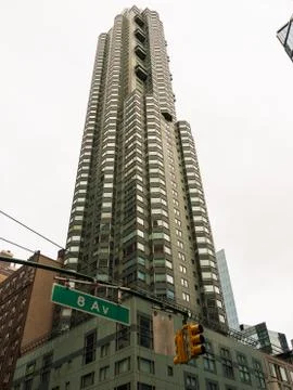 Skyscraper on 8th Avenue Stock Photos
