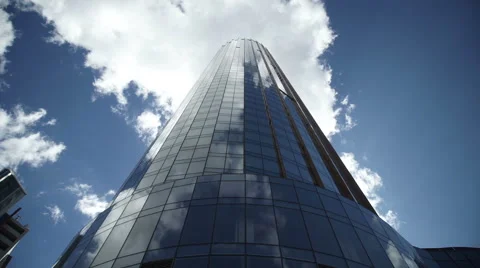 Skyscraper against a blue sky Stock Footage 67248900