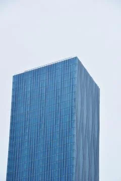 Skyscraper against the blue sky. Stock Photos