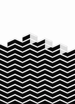 Skyscraper, amazing texture, building pattern Stock Illustration