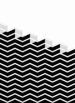 Skyscraper, amazing texture, building pattern Stock Illustration