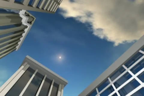 Skyscraper Background Begin Stock Footage 10871007