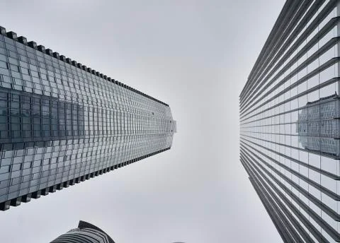 Skyscraper from below Foto stock
