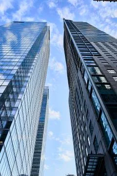 Skyscraper from below Stock Photos