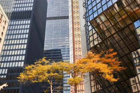 Skyscraper from below Stock Photos