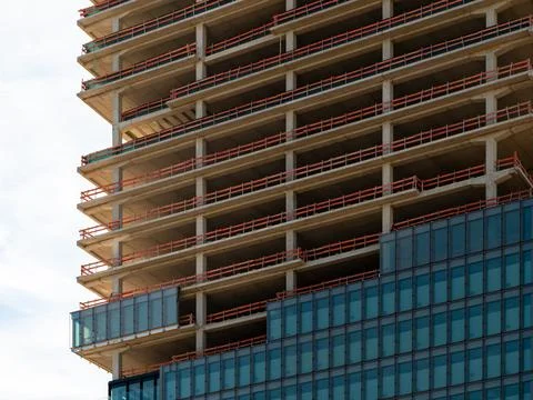 Skyscraper Building Construction Site 库存照片