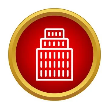 Skyscraper building icon representing urban architecture and business Ilustração Stock