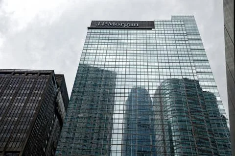 Skyscraper building of JP Morgan. Stock Photos