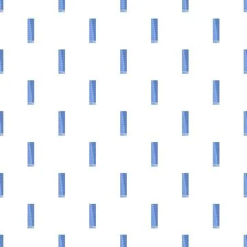 Skyscraper building repeating pattern on white background イラスト素材