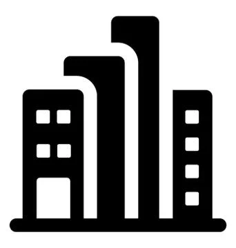 Skyscraper Building Vector Stock Illustration