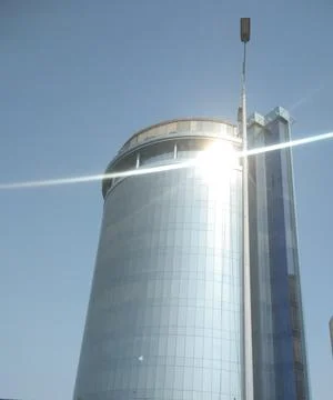 The skyscraper building view Stock Photos