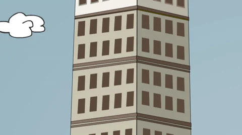 Skyscraper, Camera Pan Video stock 33845774