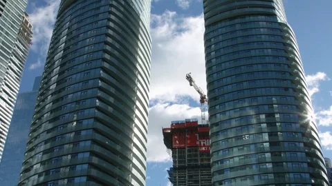 Skyscraper in the city Stock-Footage 82245930