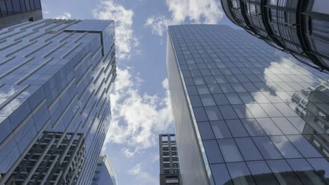 Skyscraper City Time Lapse Video stock 198830026
