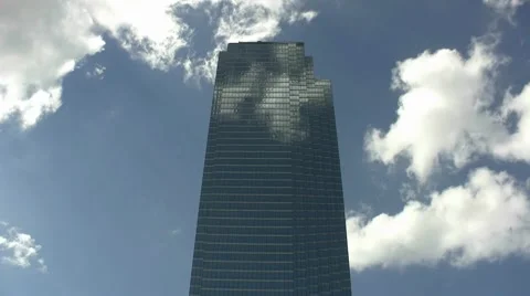 Skyscraper Clouds Video stock 1644344