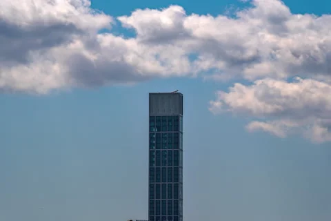 Skyscraper Cloudscape Timelapse Stock Footage 238070553