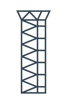 Skyscraper. The construction industry thrives on demand for high-rise resid.. Ilustração Stock