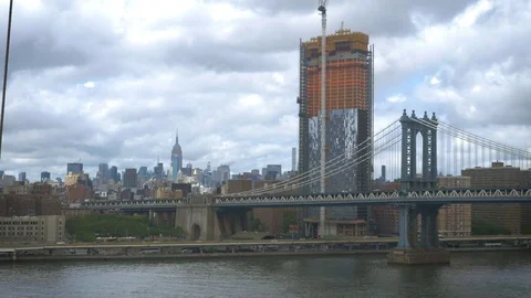 SKYSCRAPER CONSTRUCTION NYC Stock Footage 77600069