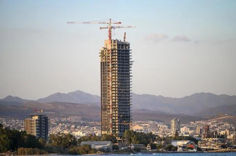 The Skyscraper Construction Site Stock Photos