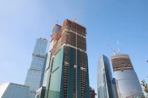 Skyscraper develop Stock Photos