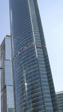 Skyscraper develop on sky background 스톡 사진