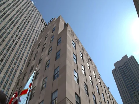 Skyscraper Down View Stock Footage 75049100