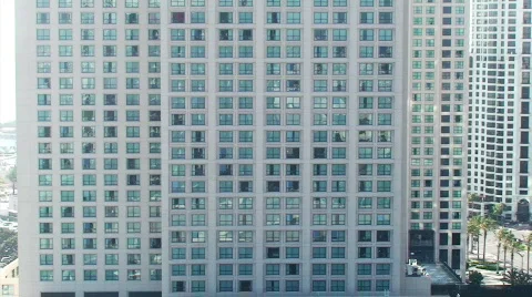 Skyscraper Facade HD Stock Footage 480801