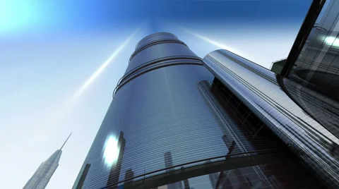 Skyscraper Stock Footage 1054159