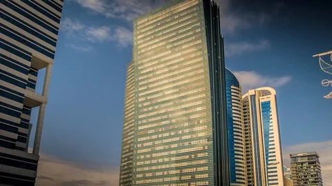 Skyscraper Stock Footage 88075262