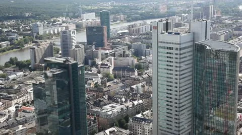 Skyscraper of Frankfurt Stock-Footage 11660198
