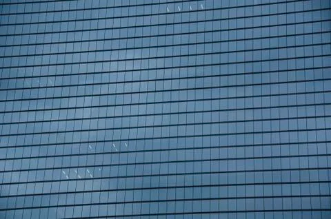 Skyscraper glass facade Stock Photos