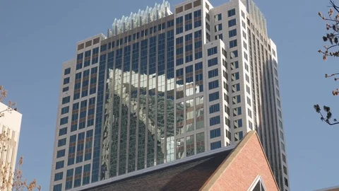 Skyscraper Glass Reflection Detail 库存影片 73869413