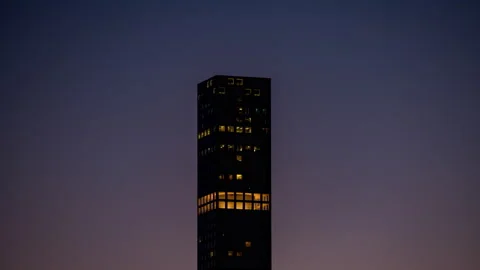 Skyscraper Gradient Wipe Stock Footage 144790548