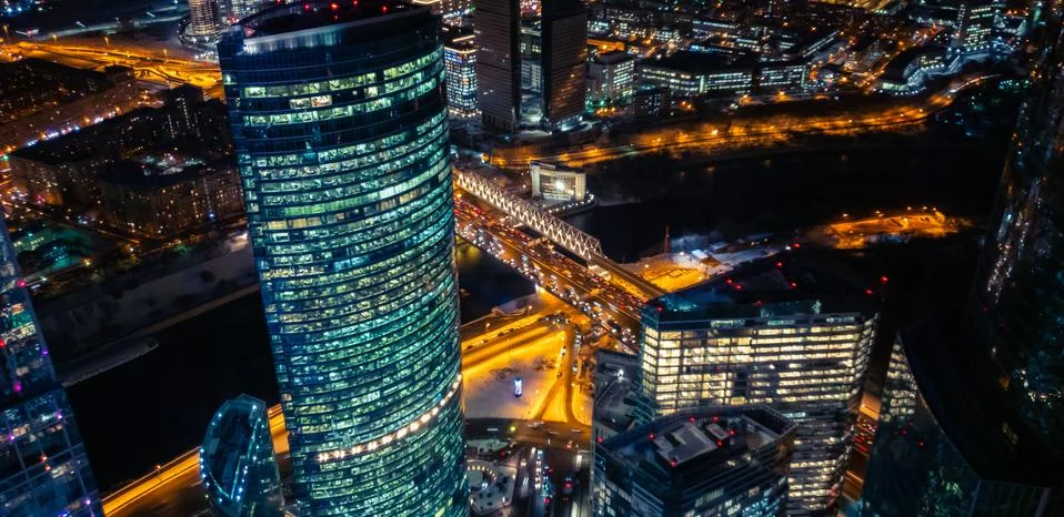 Skyscraper at a height Foto stock