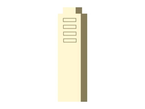Skyscraper. High-rise structures offer fresh perspective on contemporary ur.. Ilustração Stock