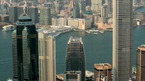 Skyscraper in Hong Kong 스톡 동영상 709282