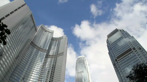 Skyscraper in Hong Kong Video stock 752904