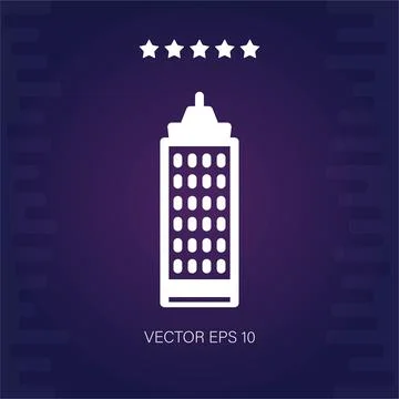 Skyscraper  icon Stock Illustration
