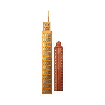 Skyscraper illustration Stock Illustration