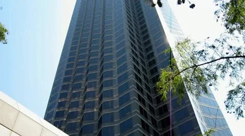 Skyscraper lens glare Video stock 12123141