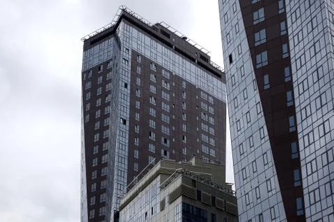 Skyscraper in the megalopolis Stock Photos