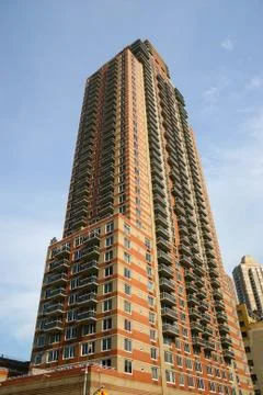 Skyscraper in Midtown Manhattan Stock Photos
