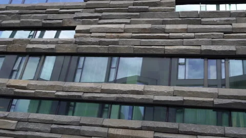 Skyscraper. Modern building. Close-up. Stock Footage 249261686