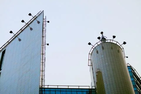 Skyscraper in Moscow Stock Photos